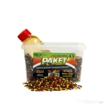 SENZOR PLANET PAKET MIX PELETE FEEDER 2mm 660g + ACTIVATOR GREEN MUSSEL & CHOCO ORANGE 100ml