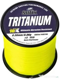 SUFIX FIR MONOFILAMENT SUFIX TRITANIUM NEON CHARTREUSE, 1970m 0.25mm/5.00kg