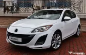 Mazda 3 motor 1.6 benzina 105 CP an 2011 alb metalizat 