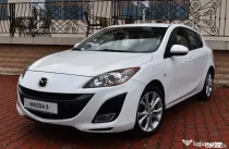 Mazda 3 motor 1.6 benzina 105 CP an 2011 alb metalizat