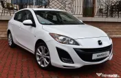 Mazda 3 motor 1.6 benzina 105 CP an 2011 alb metalizat 