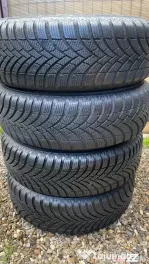 4 Cauciucuri de iarna Semperit 185.65r15 + jante pt Gama DACIA