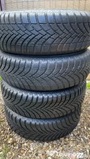 4 Cauciucuri de iarna Semperit 185.65r15 + jante pt Gama DACIA 
