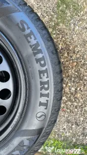4 Cauciucuri de iarna Semperit 185.65r15 + jante pt Gama DACIA 