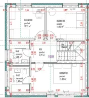 Duplex 4 dormitoare, 169 mp, gradina 137 mp, zona Bună Ziua