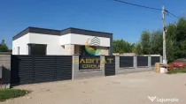 Casă premium pe parter în stil mediteranean (4 camere, 3 băi) – Teren 454 mp.