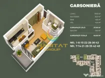 Vânzare Garsoniera decomandată 41 mp | Popești Leordeni | Metrou Berceni