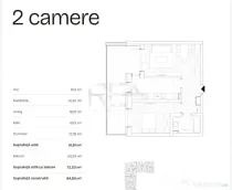 2 Camere 72 mp totali PRIMA Astera - nZEB Bd GHencea