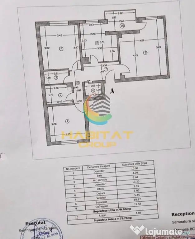 Apartament 3 Camere 75.74mp Metrou Brancoveanu - Bucuresti (Bucuresti-Ilfov)