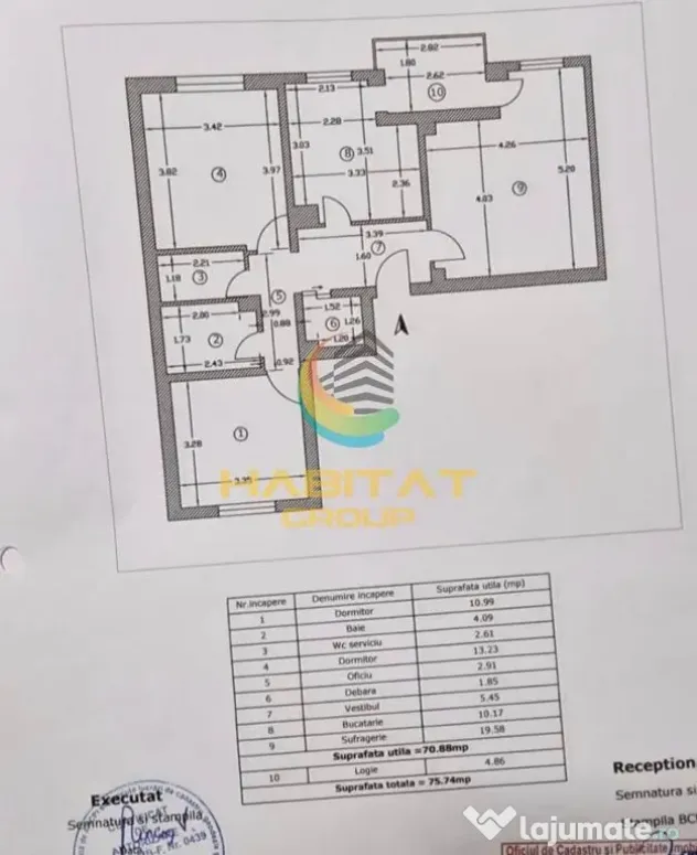 Apartament 3 Camere 75.74mp Metrou Brancoveanu - Bucuresti (Bucuresti-Ilfov)