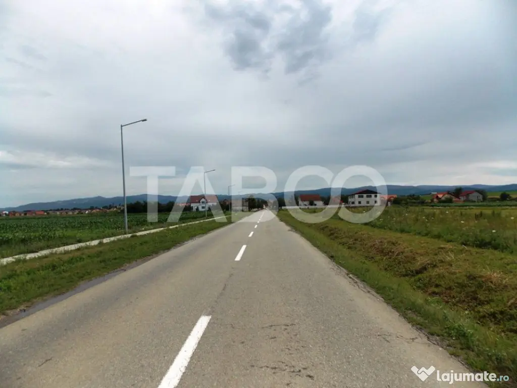 Teren de vanzare 10000 mp CF 107274 deschidere de 42 m in Su - Sura Mica (Sibiu)