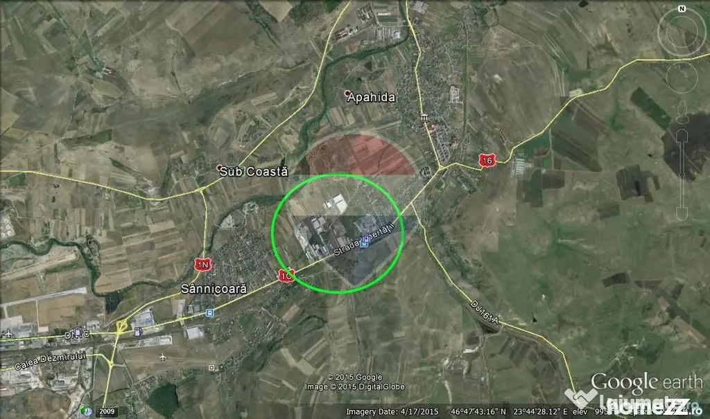 De vanzare teren industrial cu PUZ aprobat - Sannicoara (Cluj)