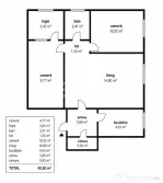 Apartament 3 camere | 47 mp + logie 3 mp | Renovabil | Manas