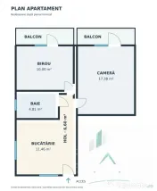 Ap 3 CAMERE | 2 BALCOANE INCHISE | 2 LOCURI DE PARCARE | Iri