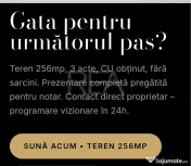 TEREN 256mp Slt. Popa,Sector 5 - 14x18m- POT 45% CUT 1,3 -CU 