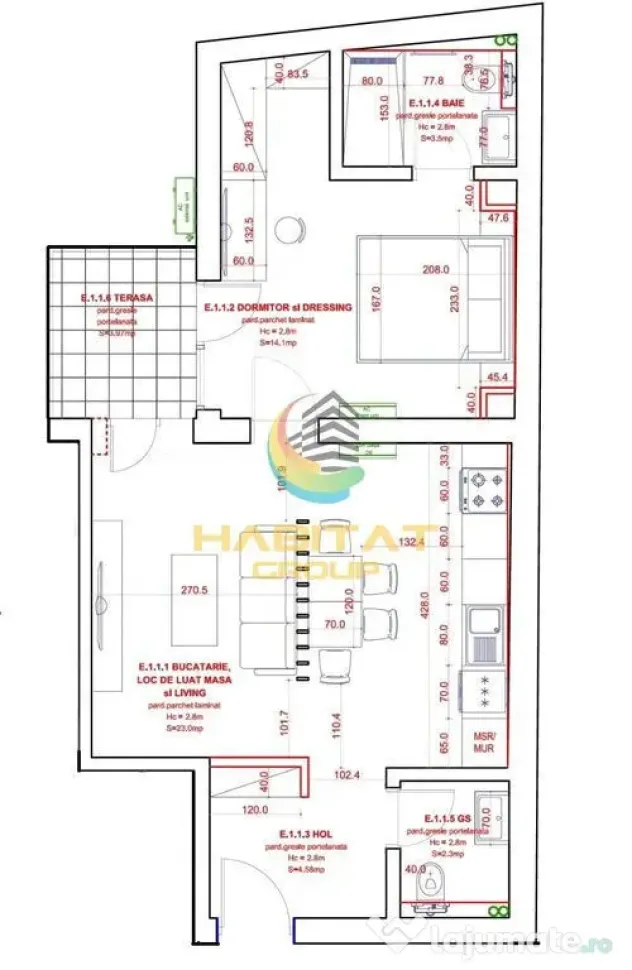 UNICAT 2 camere cu 2 bai - Ultracentral - Unirii - NOU - Bucuresti (Bucuresti-Ilfov)
