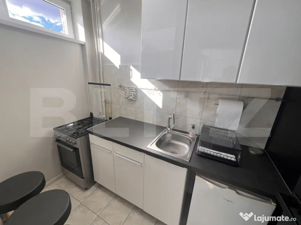 Garsonieră de închiriat, 30 mp, petfriendly, zona Gherghen - Cluj-Napoca (Cluj)