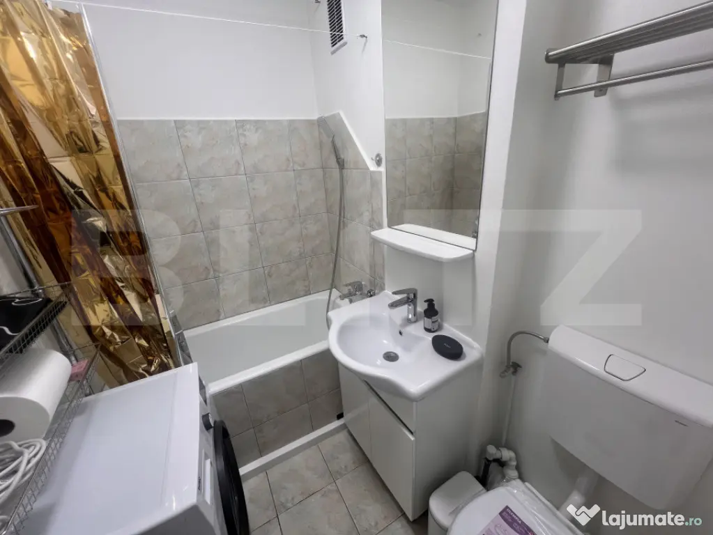 Garsonieră de închiriat, 30 mp, petfriendly, zona Gherghen - Cluj-Napoca (Cluj)