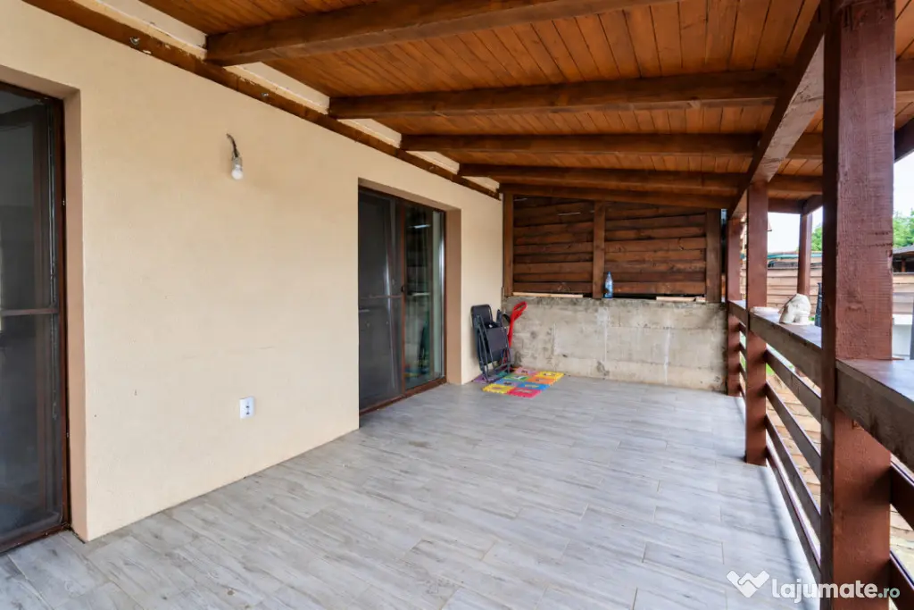 Casă 4 camere 120 mp, teren liber 380 mp, terasă | Dezmir, - Dezmir (Cluj)