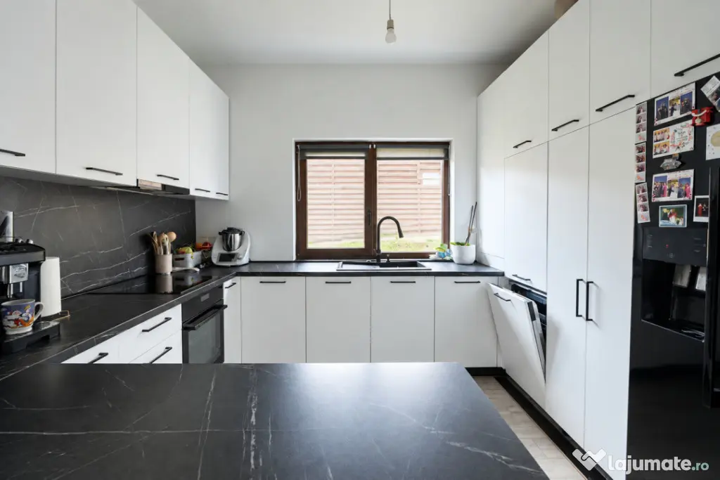 Casă 4 camere 120 mp, teren liber 380 mp, terasă | Dezmir, - Dezmir (Cluj)