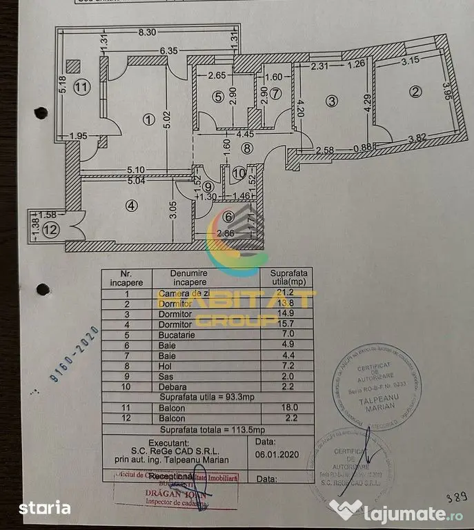 Apartament premium Bld Unirii 4 camere, Union Plaza - Bucuresti (Bucuresti-Ilfov)