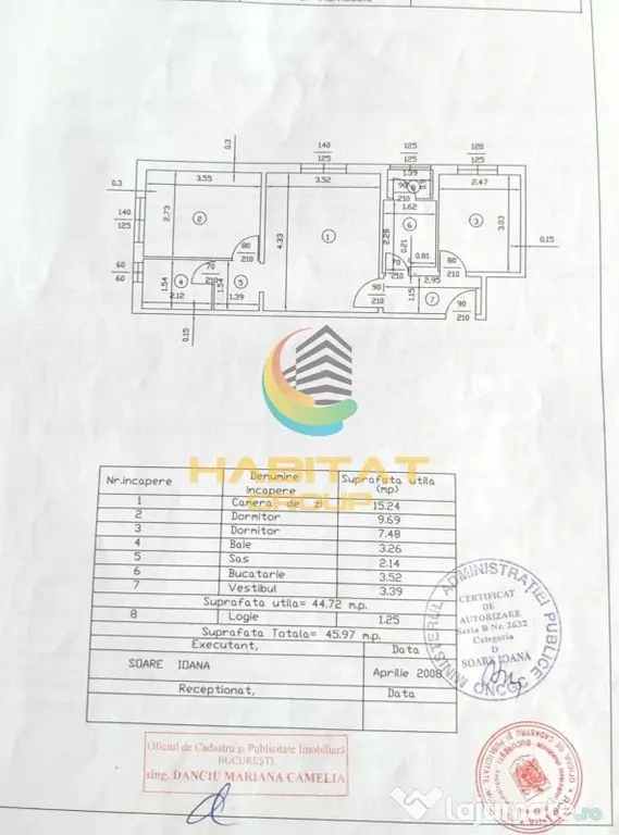 Vanzare Apartament 3 Camere 46mp Piata Resita - Bucuresti (Bucuresti-Ilfov)