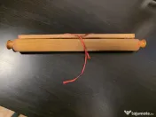 Set 2 picturi japoneze pe mătase, suluri decorative Kakejiku cu bambus 