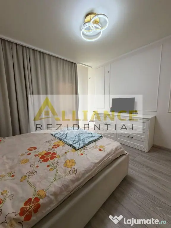 Apartament cu 3 camere, mobilat si utilat, bloc 2023, parcare inclusa - Popesti Leordeni (Bucuresti-Ilfov)