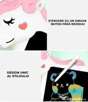 Tabletă de scris și desenat LCD 10 inch pentru copii, model unicorn 