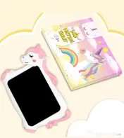 Tabletă de scris și desenat LCD 10 inch pentru copii, model unicorn 