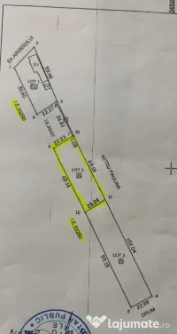 Teren Intravilan 1.600 mp Grădinari - Giurgiu | Front stradal 69m | 