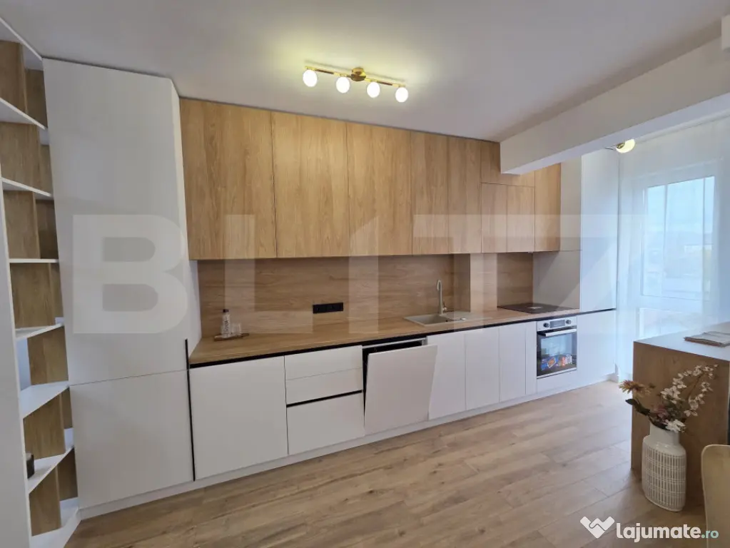 Apartament modern, 2 camere, terasa, parcare, Zona Tineretul - Floresti (Cluj)