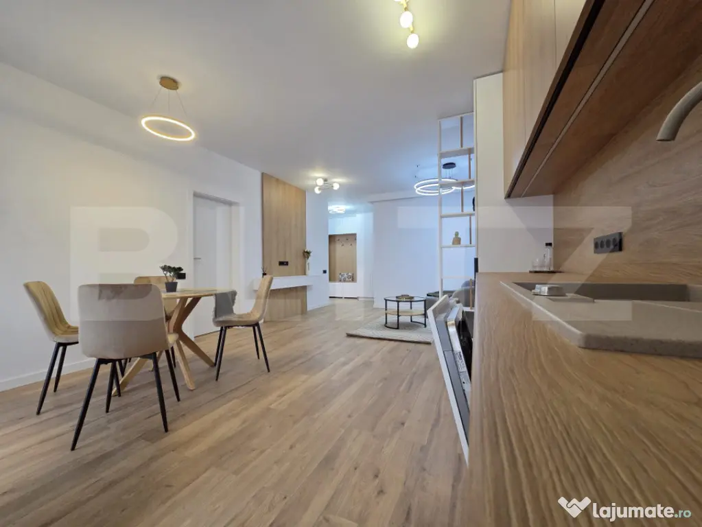 Apartament modern, 2 camere, terasa, parcare, Zona Tineretul - Floresti (Cluj)