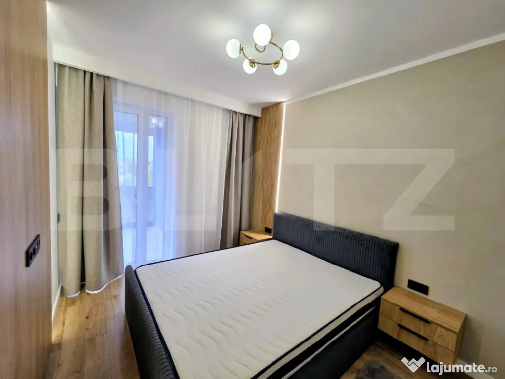 Apartament modern, 2 camere, terasa, parcare, Zona Tineretul - Floresti (Cluj)