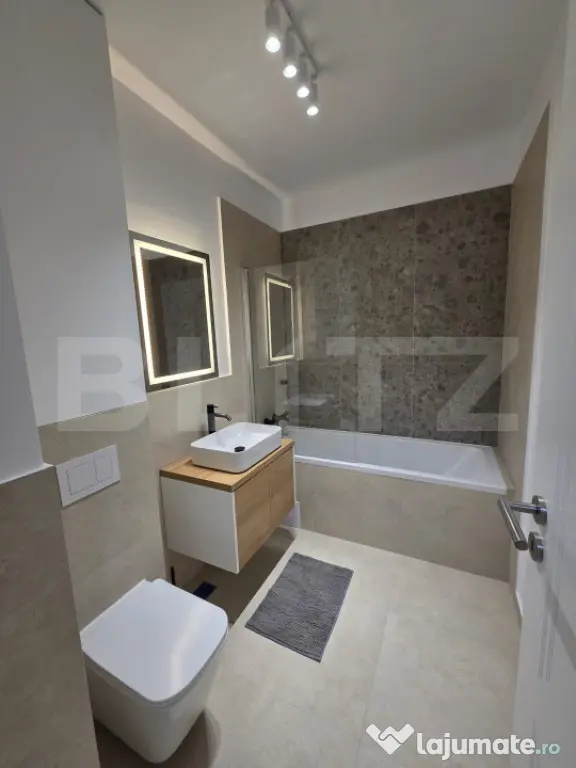 Apartament modern, 2 camere, terasa, parcare, Zona Tineretul - Floresti (Cluj)