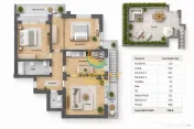 Apartament 3 camere cu terasa - zona Pallady