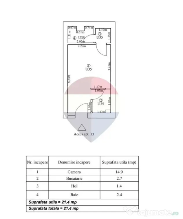 Spațiu comercial ALEXANDRU CEL BUN/ VANZARE/ 21.4mp/OPORTUNITATE! - Brasov (Brasov)