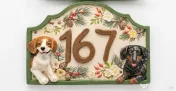 Plăcuță număr casă / stradală personalizată – Print 3D 50 lei