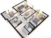 COMISION 0% Ap 3 camere Incalzire in Pardoseala Ansamblu Rah 