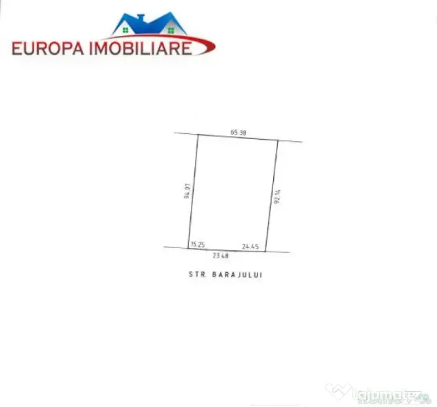 Teren de pe strada Barajului Tulcea - Tulcea (Tulcea)