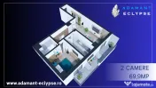 ADAMANT ECLYPSE | 2 camere 2G | decomandat 69.9mp| CUG-Iași 