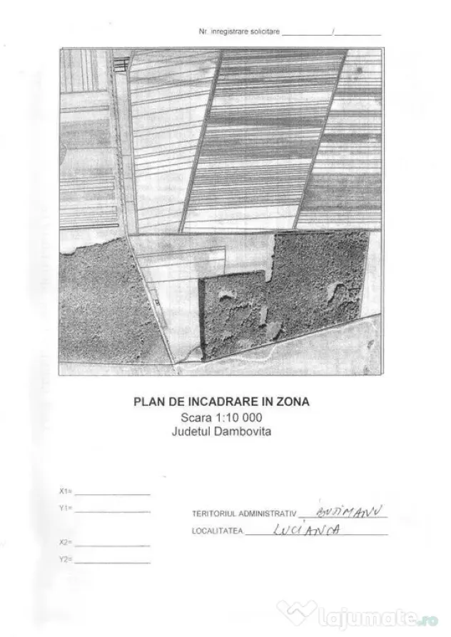Teren extravilan 10.000 mp - Lucianca - Butimanu