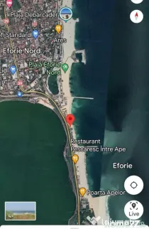 Teren construcții, vedere frontala la mare și Certifica...