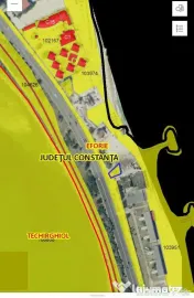 Teren construcții, vedere frontala la mare și Certifica...