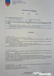 Teren construcții, vedere frontala la mare și Certifica...