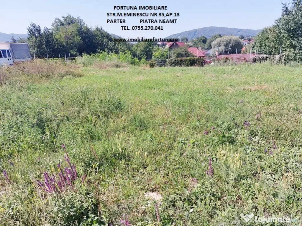 Teren intravilan Piatra Neamt