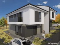 Duplex pe 3 niveluri, 4 camere, predare semifinisat, 183 mp,