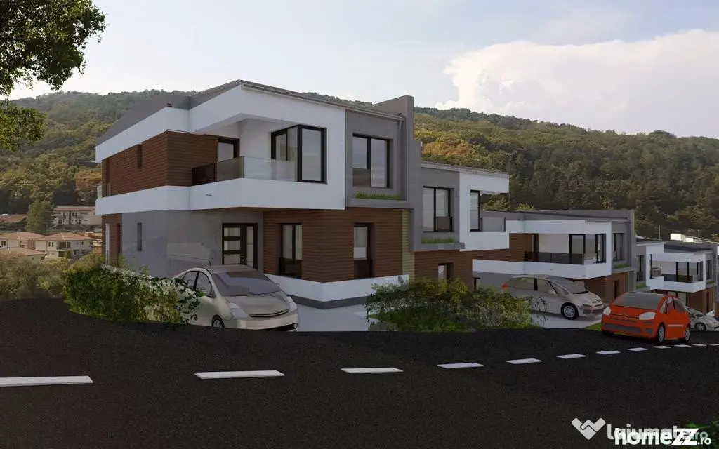 Duplex finisat pe 3 niveluri , 165 mp, ansamblu privat, zona - Floresti (Cluj)