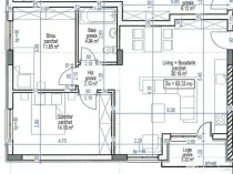Comision Zero, Apartament finisat, 3 camere, semidecomandat,