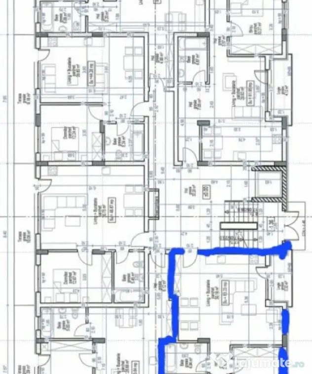 Comision Zero, Apartament finisat, 3 camere, semidecomandat,